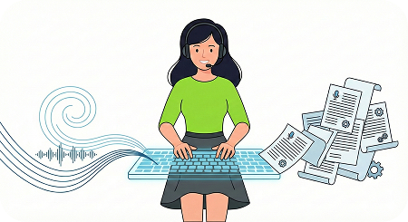 The Transcriber AI agent